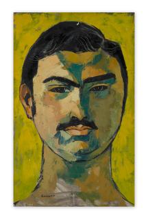 Oswaldo Guayasamín - Retrato de hombre