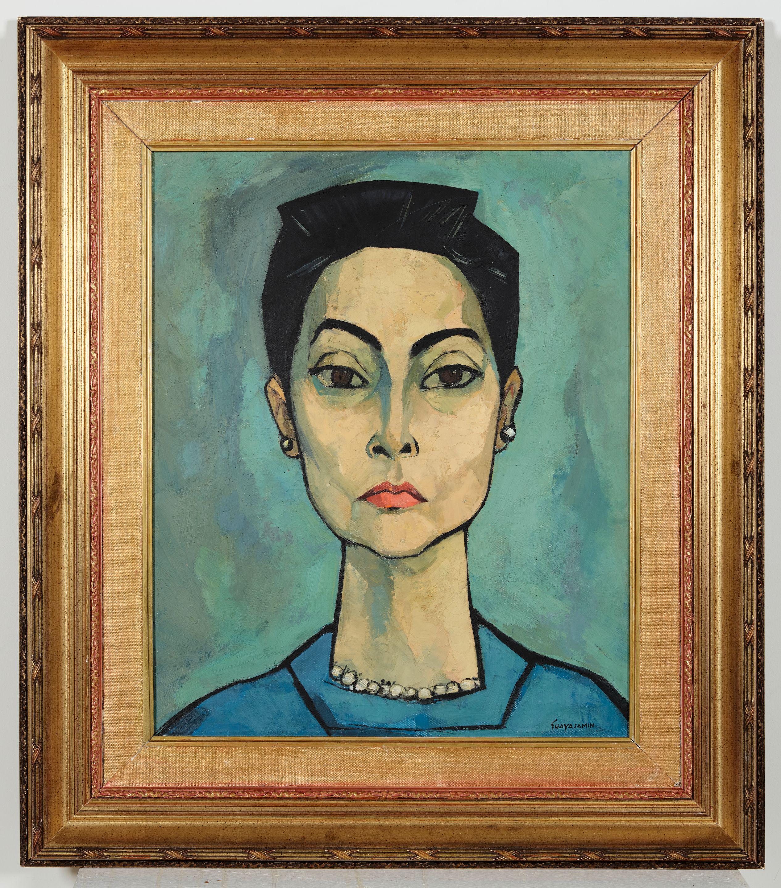 Oswaldo Guayasamín - Retrato de mujer