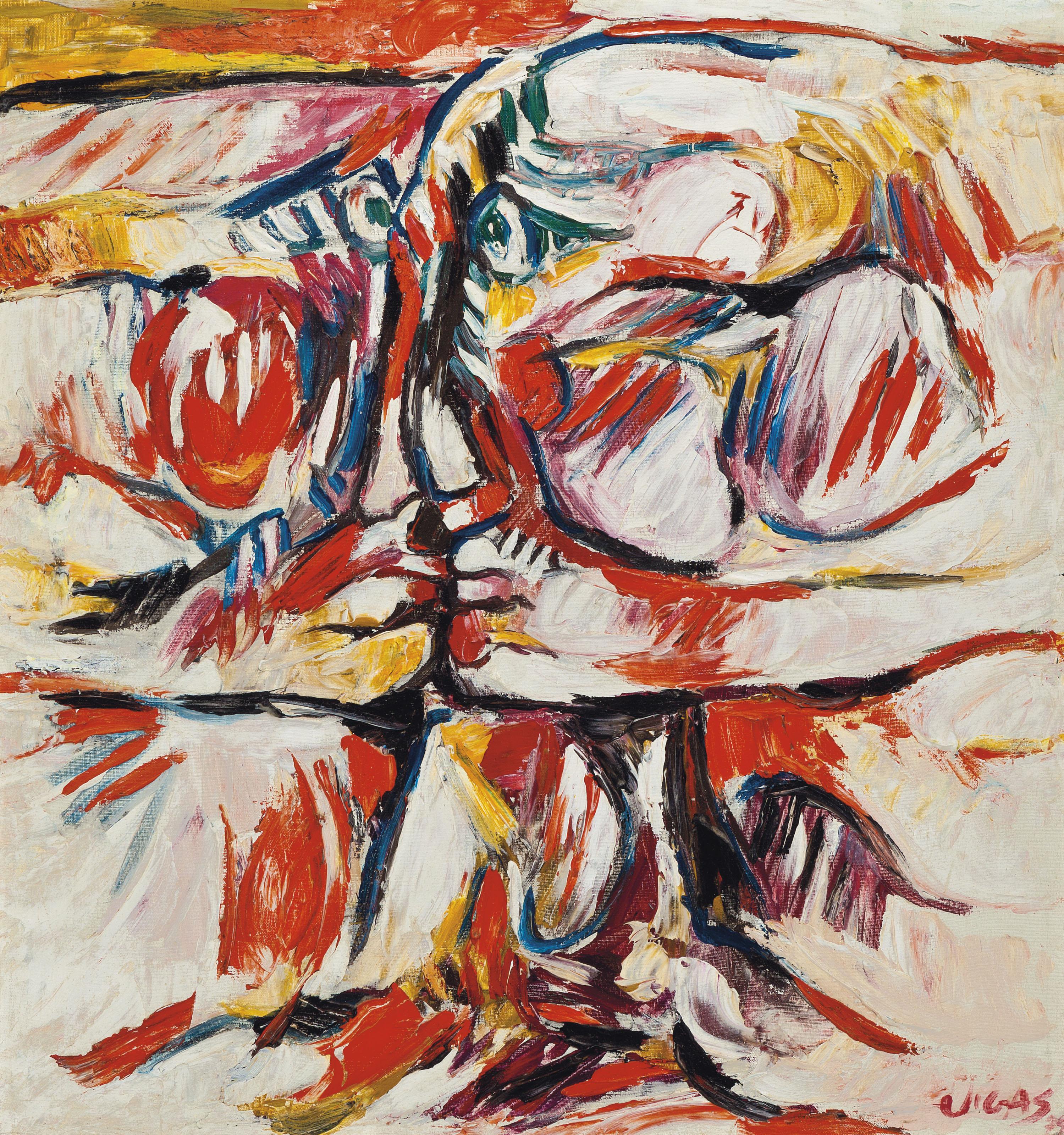 Oswaldo Vigas - Cabeza paisaje no. 1