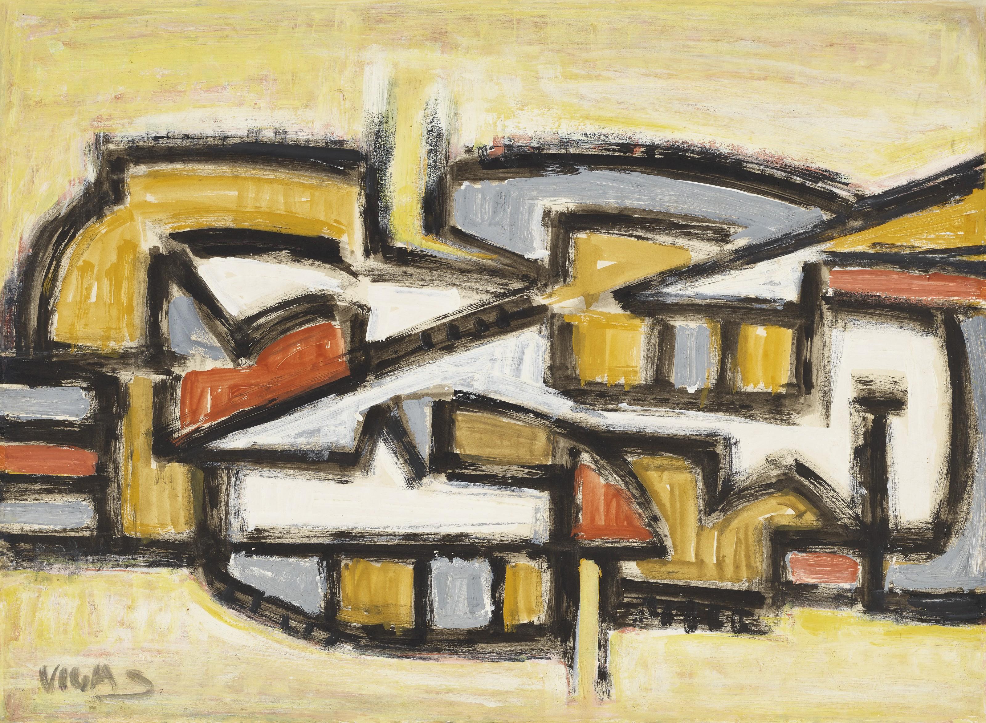 Oswaldo Vigas - Objeto Paisaje (Color)