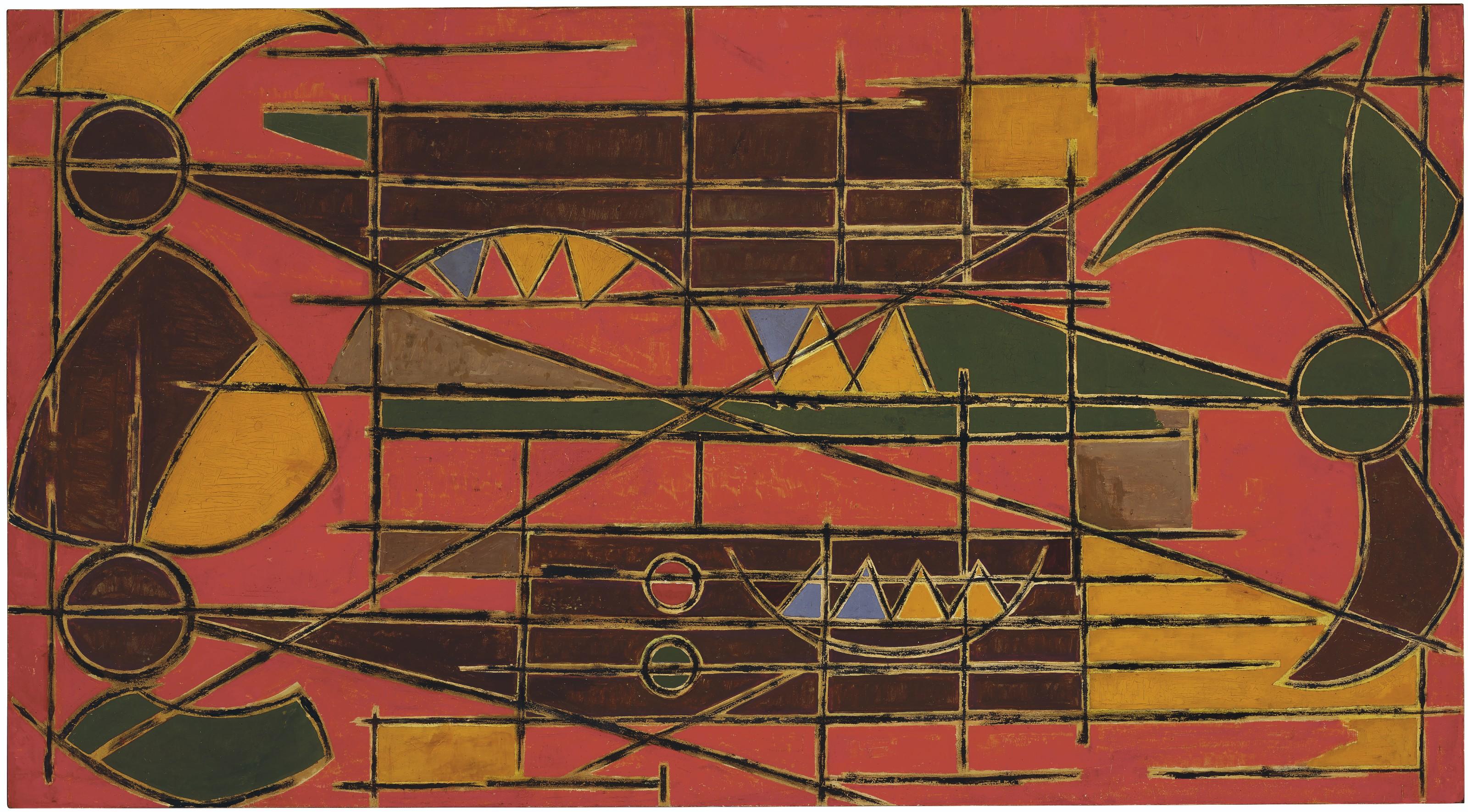 Oswaldo Vigas - Proyecto De Mural En La Universidad Central De Venezuela #4