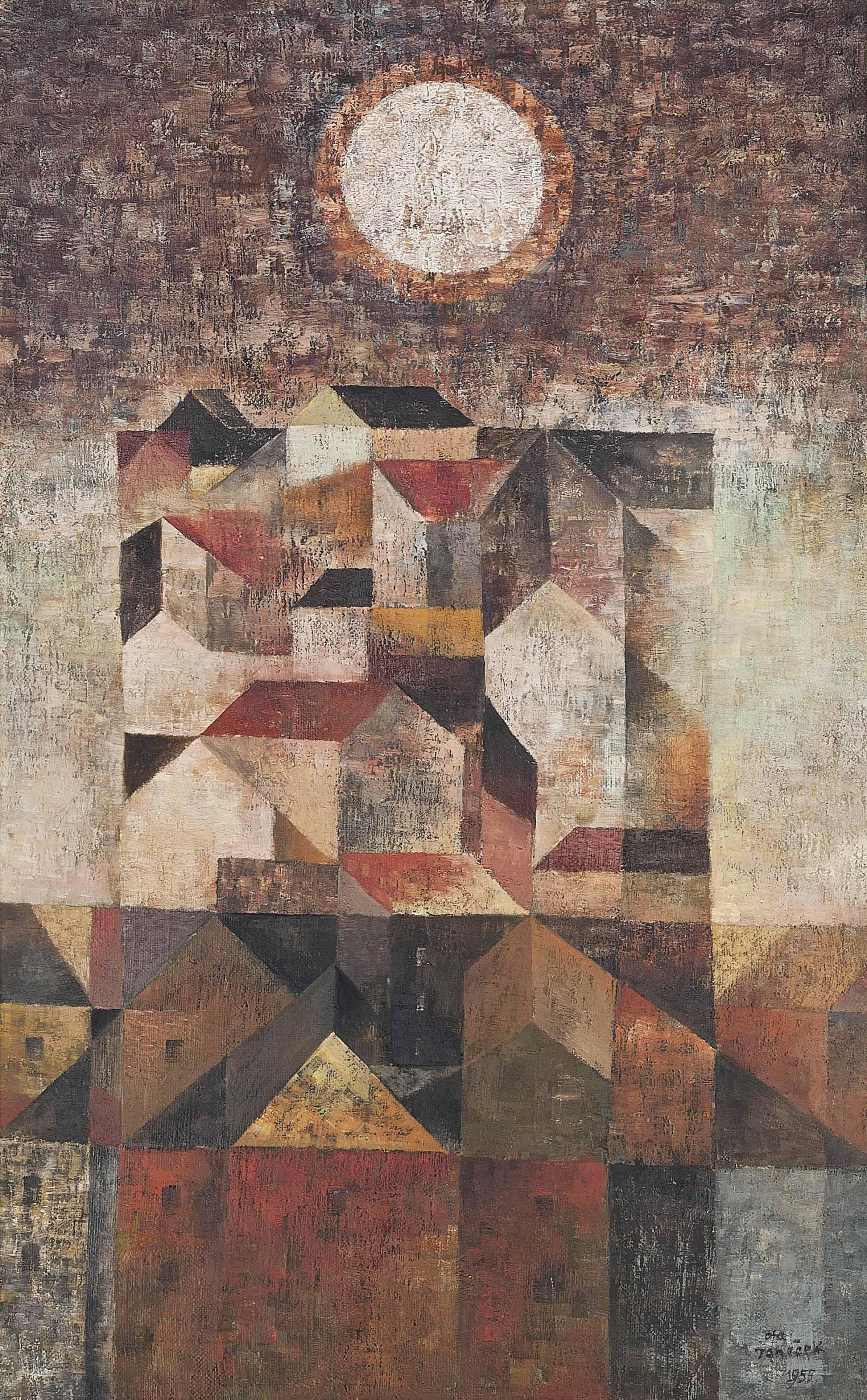 Ota Janecek - Mesto v noci, la ville dans la nuit