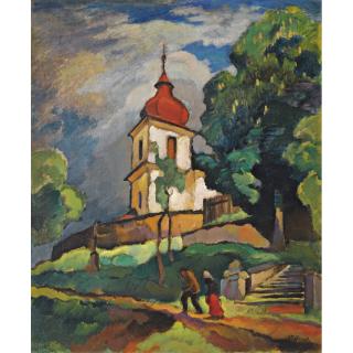 Otakar Nejedly - Czeca Church  In The Countryside (Vesnický Kostel)