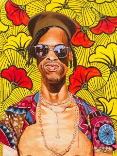 Otis Kwame Kye Quaicoe - Portrait of James Jones, circa 2017