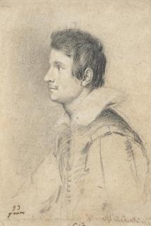 Ottavio Maria Leoni - Portrait De Jeune Homme En Buste, Probablement Annibale Monaldi