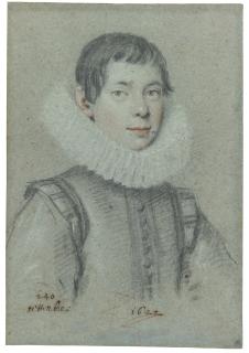 Ottavio Maria Leoni - Portrait Of A Youth In A Dark Doublet And Ruff