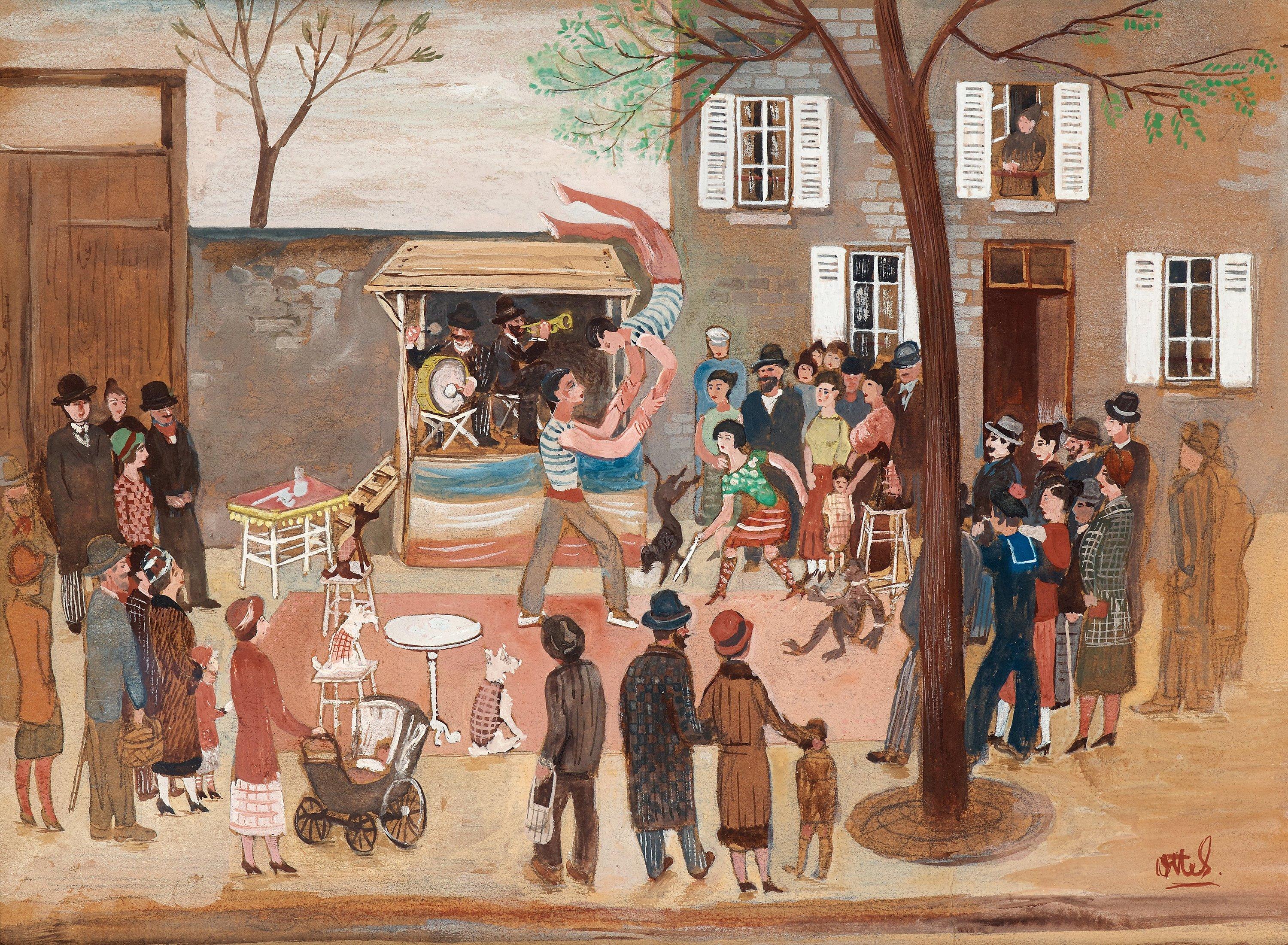 Otte Sköld - Acrobats in Paris