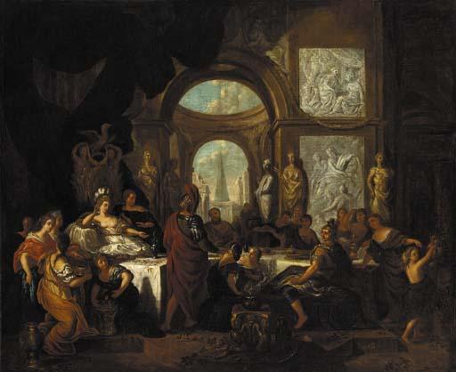 Ottmar Elliger II - The Banquet of Cleopatra
