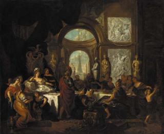 Ottmar Elliger II - The Banquet of Cleopatra