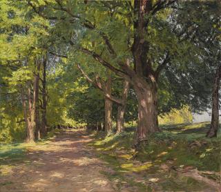 Otto Altenkirch - Lindenallee am Eichberg in Niederrheinsberg.