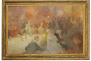 Otto Bachmann - Festive dinner party