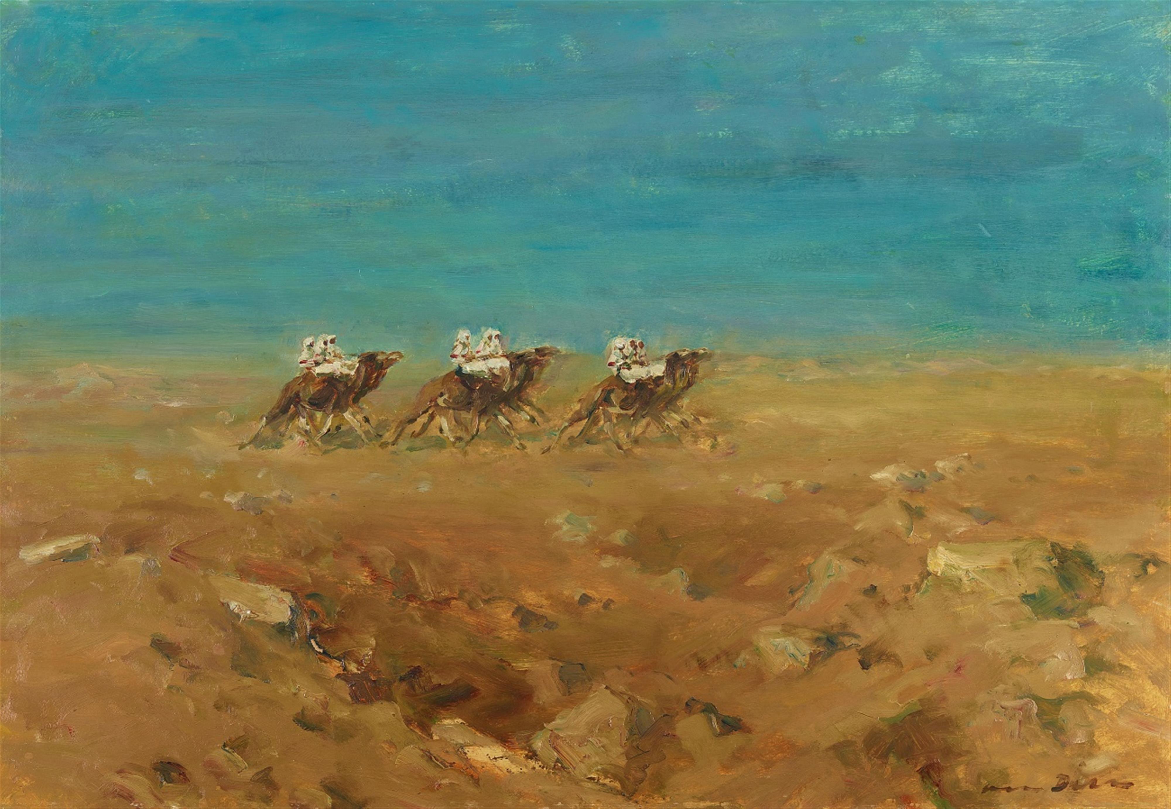Otto Dill - Arabische Kamelreiter