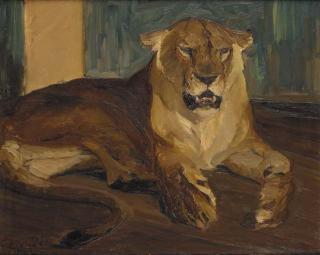 Otto Dill - Lioness