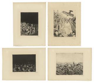 Otto Dix - 15 Plates From: Der Krieg