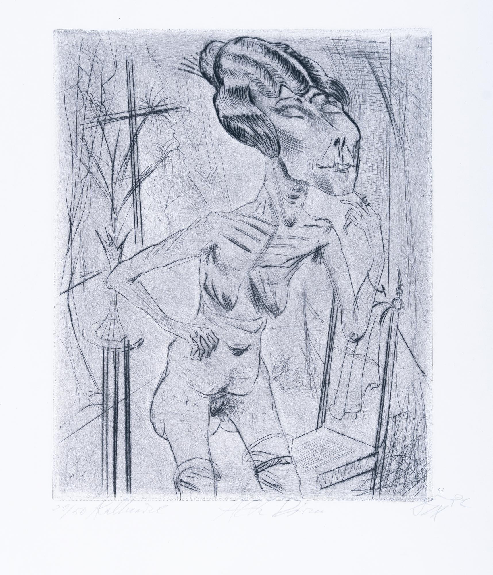 Otto Dix - „Alte Dirne“