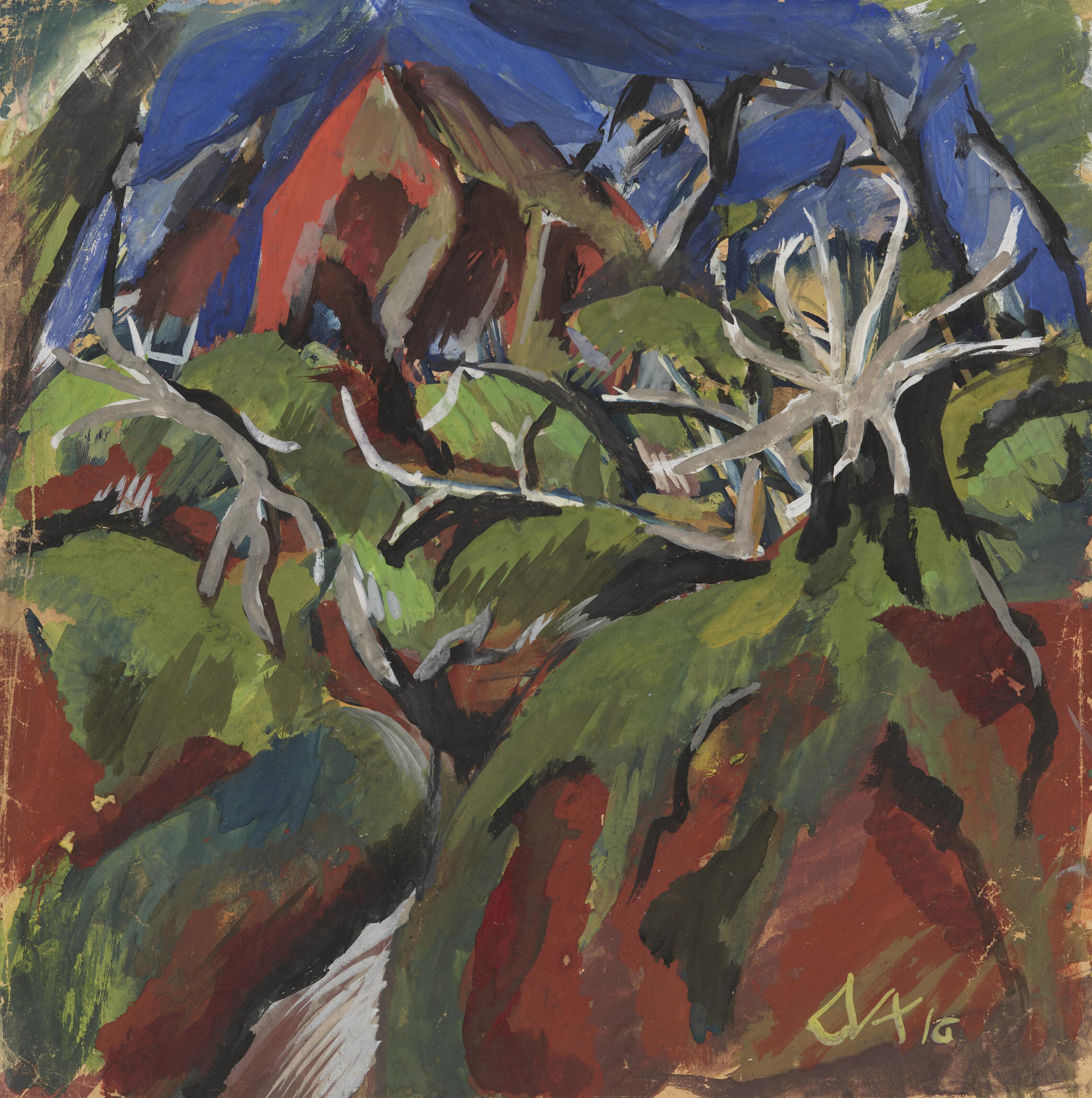 Otto Dix - Angres (Rotes Haus an der Schlucht)