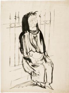 Otto Dix - Bettlerin.