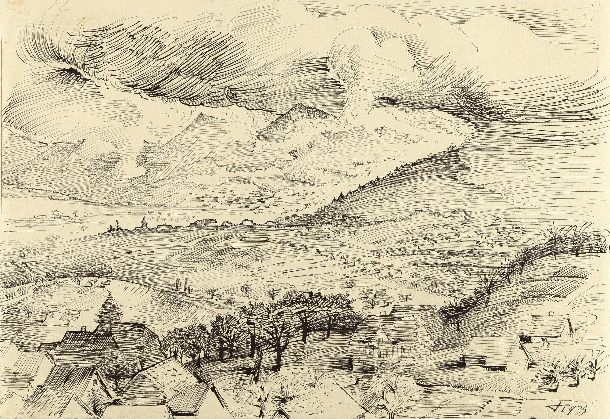 Otto Dix - Blick von Schloß Randegg