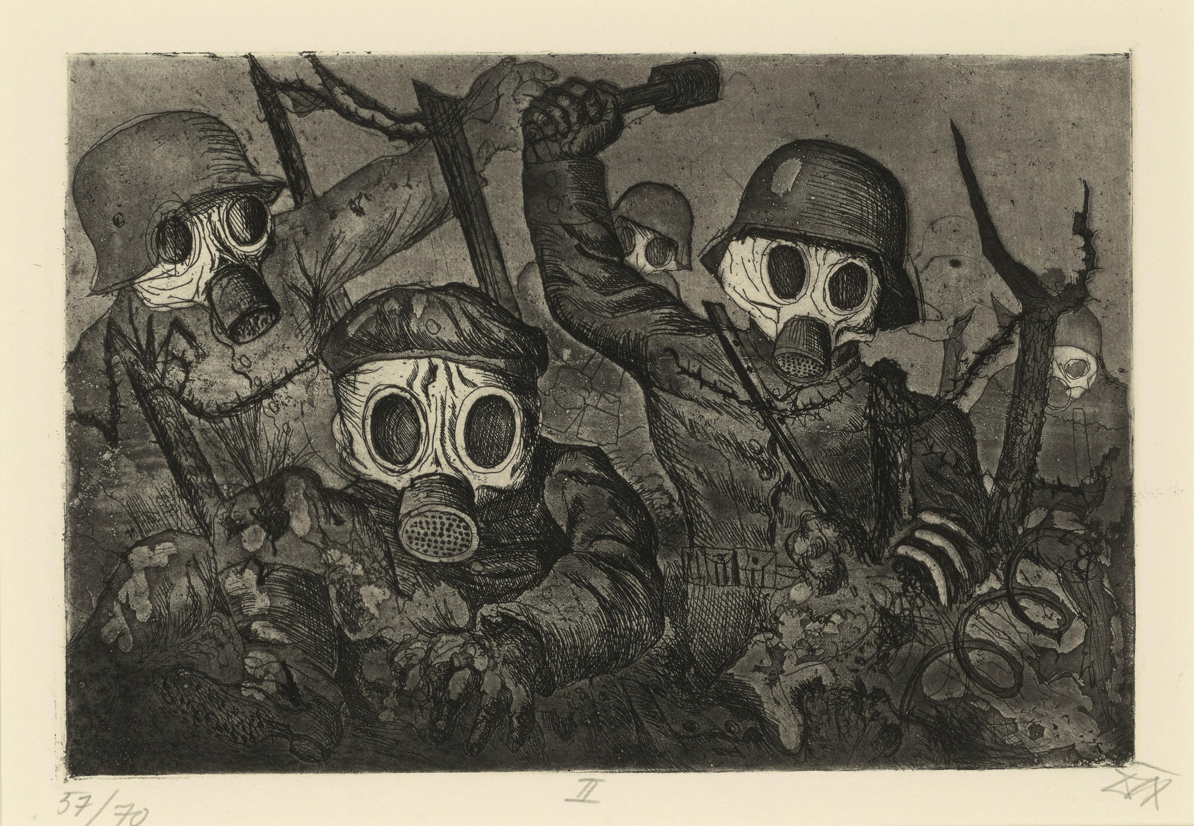 Otto Dix - Der Krieg (The War) (51 works)