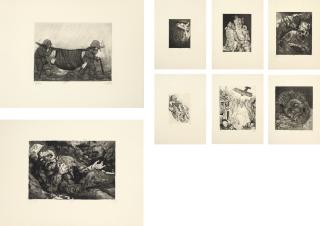 Otto Dix - Der Krieg, Verlag Karl Nierendorf, Berlin, 1924 (Karsch 70-119)