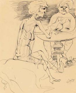 Otto Dix - Die Kartenspielerinnen