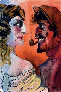 Otto Dix - Französisches Ehepaar (Französisches Paar)