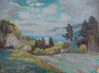 Otto Dix - Frühling Auf Der Höri Mit Blick Auf Steckborn (Spring On The Höri River Overlooking Steckborn)