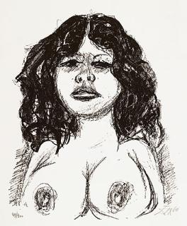 Otto Dix - Halbakt von vorn