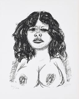 Otto Dix - Halbakt von vorn.