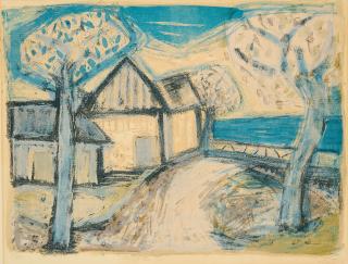 Otto Dix - Herbst am See.