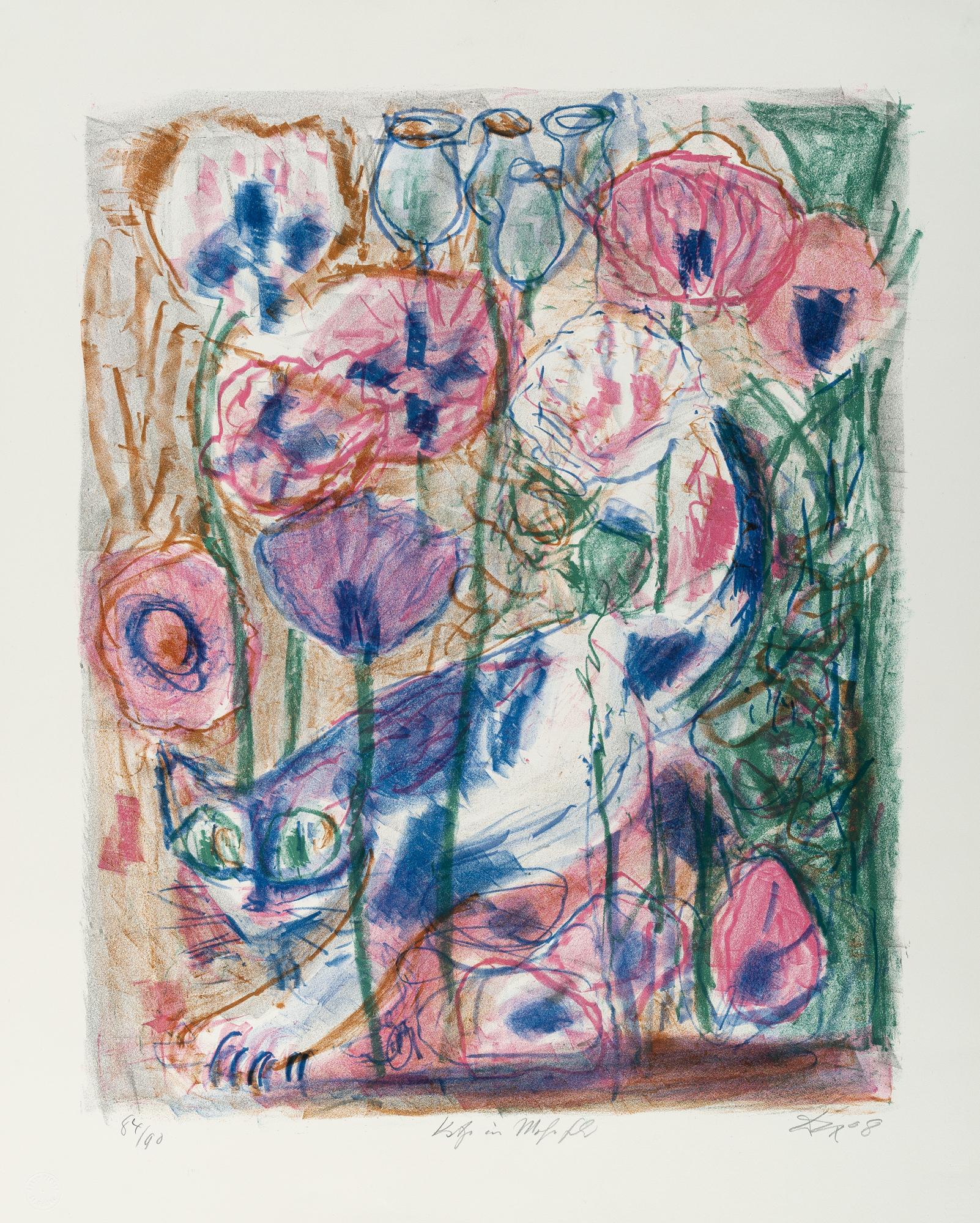 Otto Dix - „Katze im Mohnfeld“