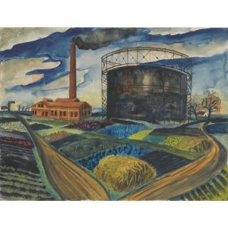 Otto Dix - Landschaft Mit Gasometer (Landscape With Gasometer)