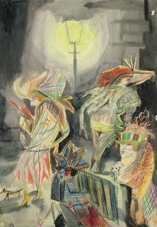 Otto Dix - Laterne (Die Motten und das Licht)