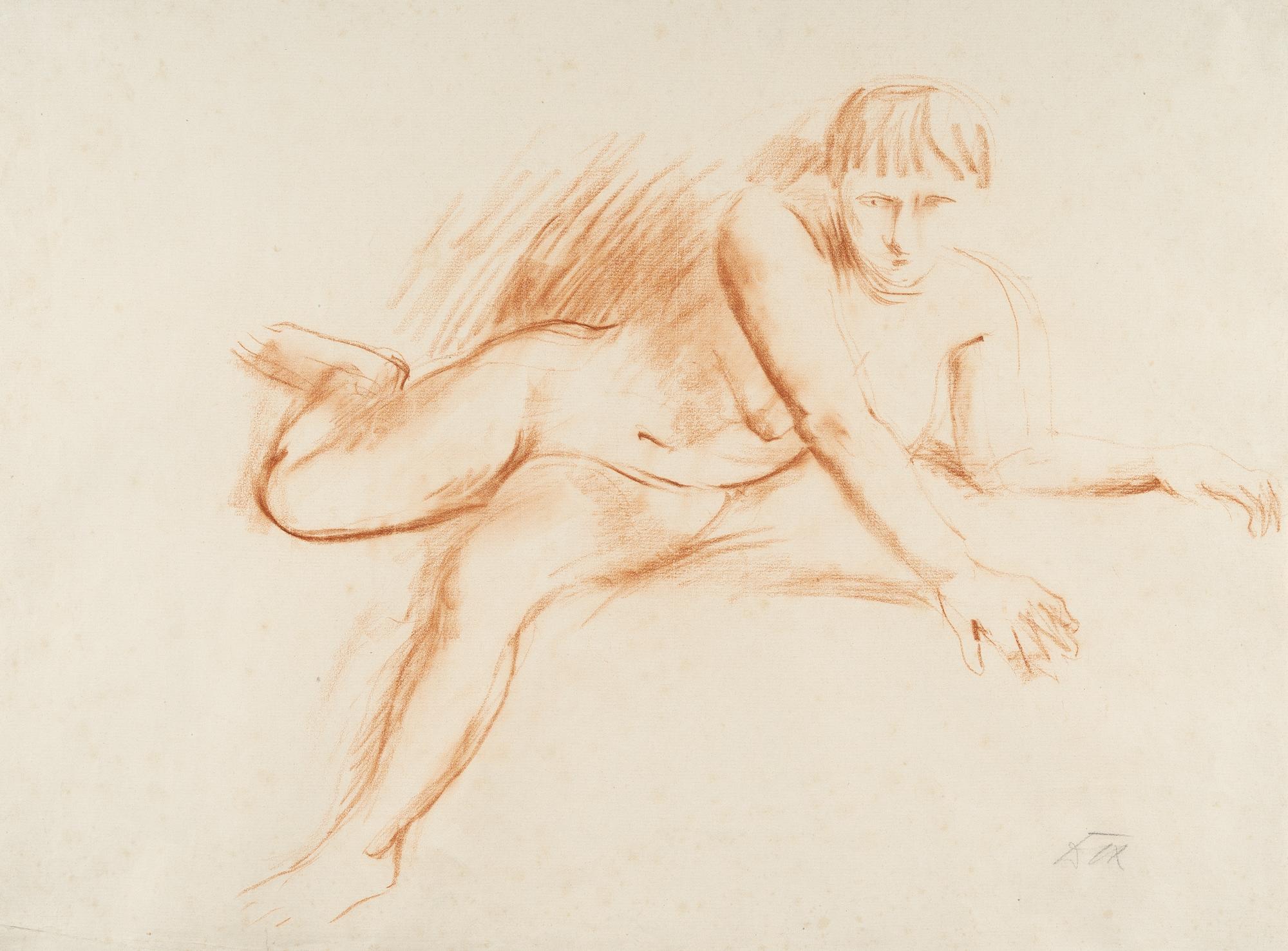 Otto Dix - Liegender Akt