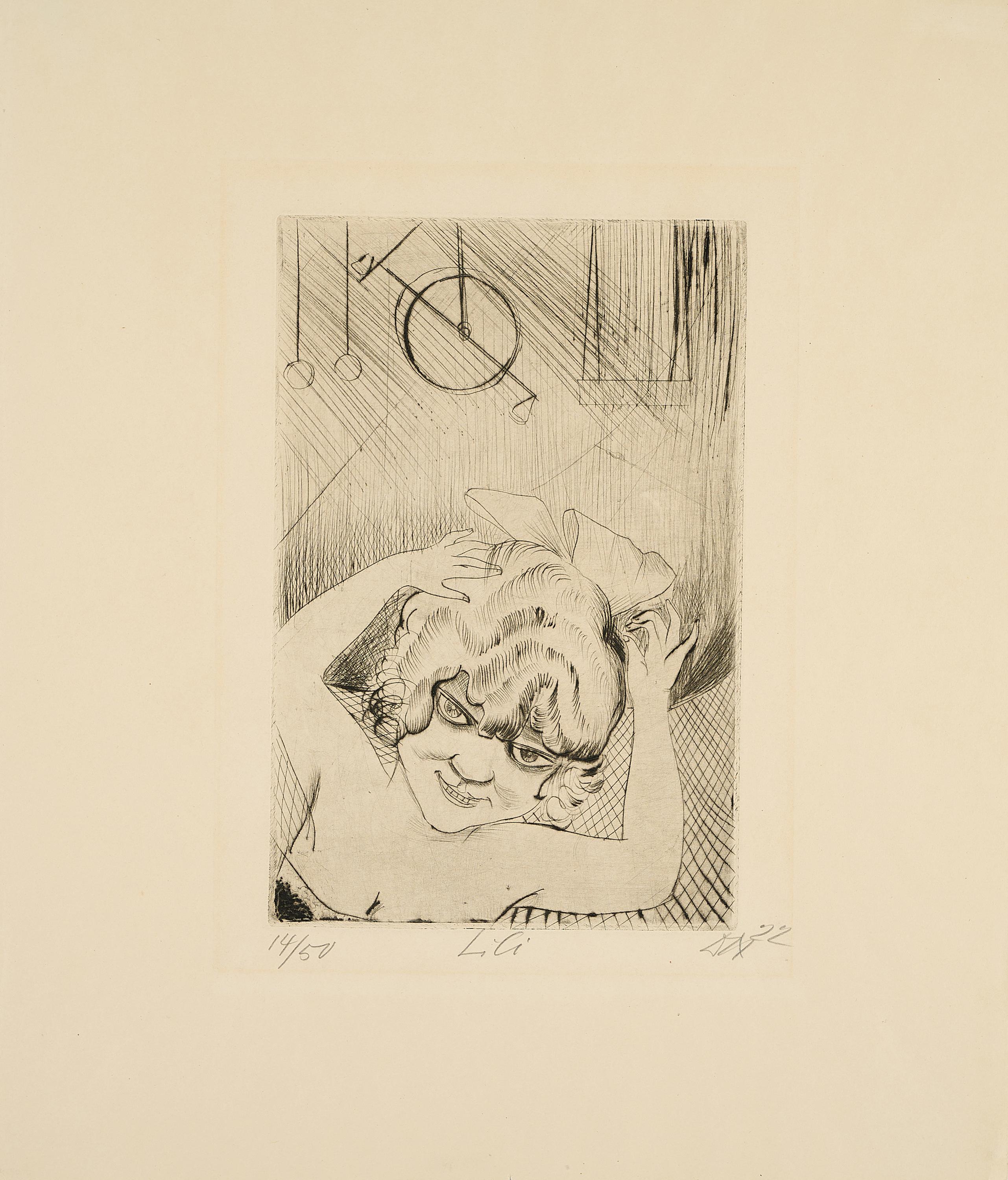 Otto Dix - Lili, die Königin der Luft.