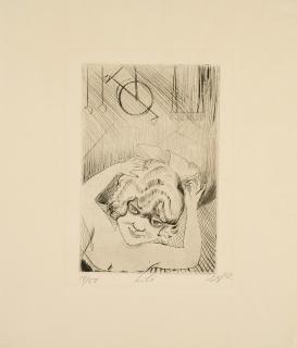 Otto Dix - Lili, die Königin der Luft.