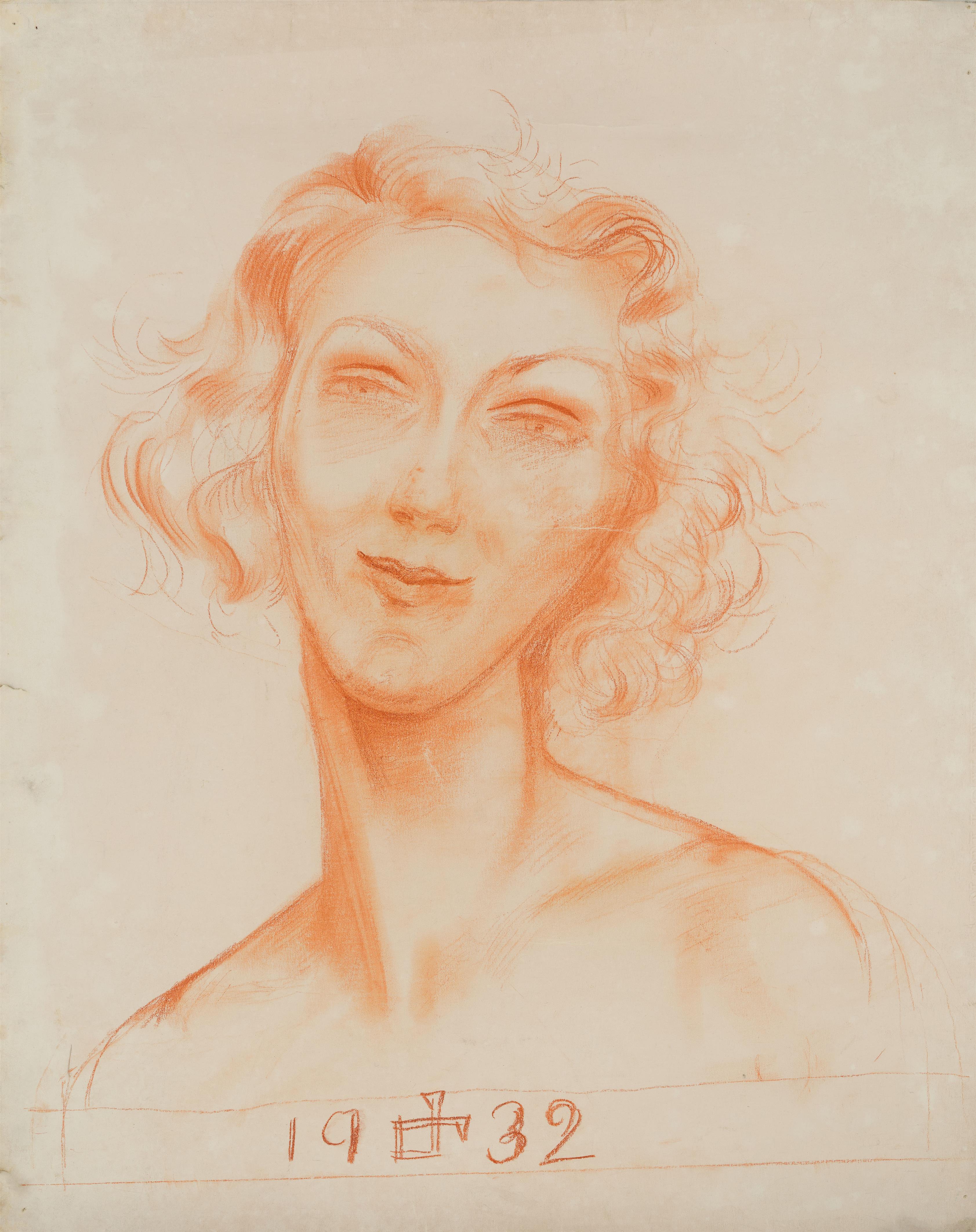 Otto Dix - Mädchenkopf