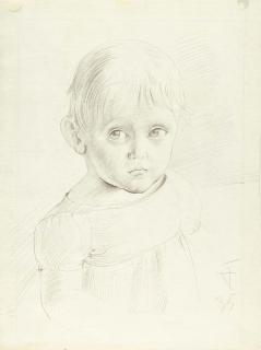 Otto Dix - Mädchenporträt.