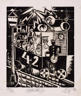 Otto Dix - Neun Holzschnitte (K. 23-31) (Nine woodcuts (K. 23-31))