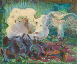 Otto Dix - Pilze (Erdschieber und Totentrompeter)