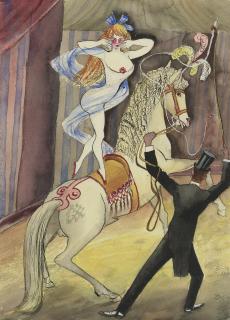 Otto Dix - Reitakt (Riding Scene)