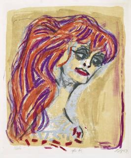 Otto Dix - Rothaariges Mädchen (Karsch 292 II)