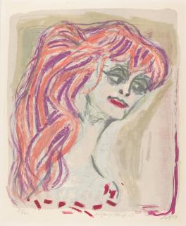 Otto Dix - Rothaariges Mädchen.