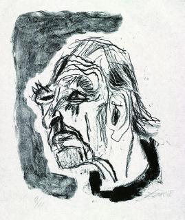 Otto Dix - Selbstportrait (nach links