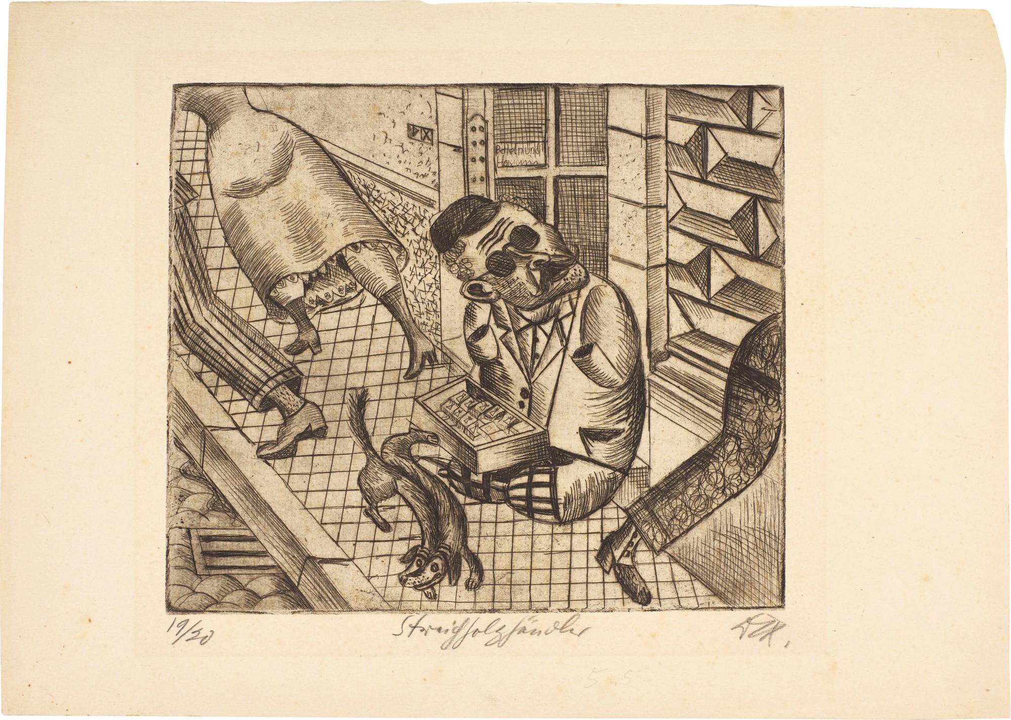 Otto Dix - Streichholzhändler (K. 11II)