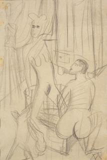 Otto Dix - Study For Three Nudes