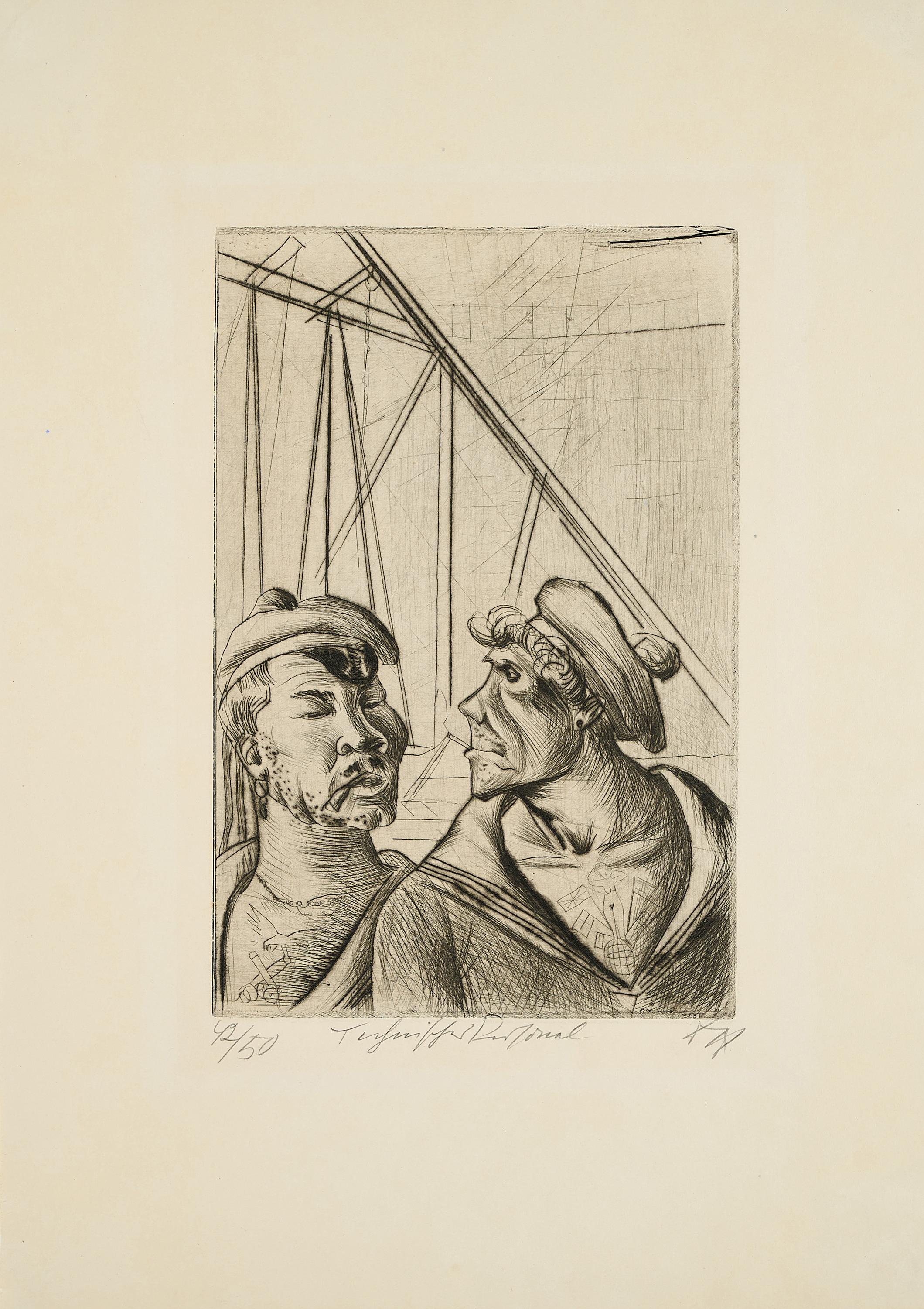 Otto Dix - Technisches Personal.