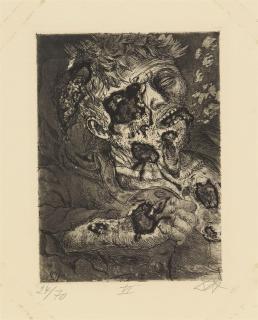 Otto Dix - Verschüttete. Gastote. Sterbender Soldat