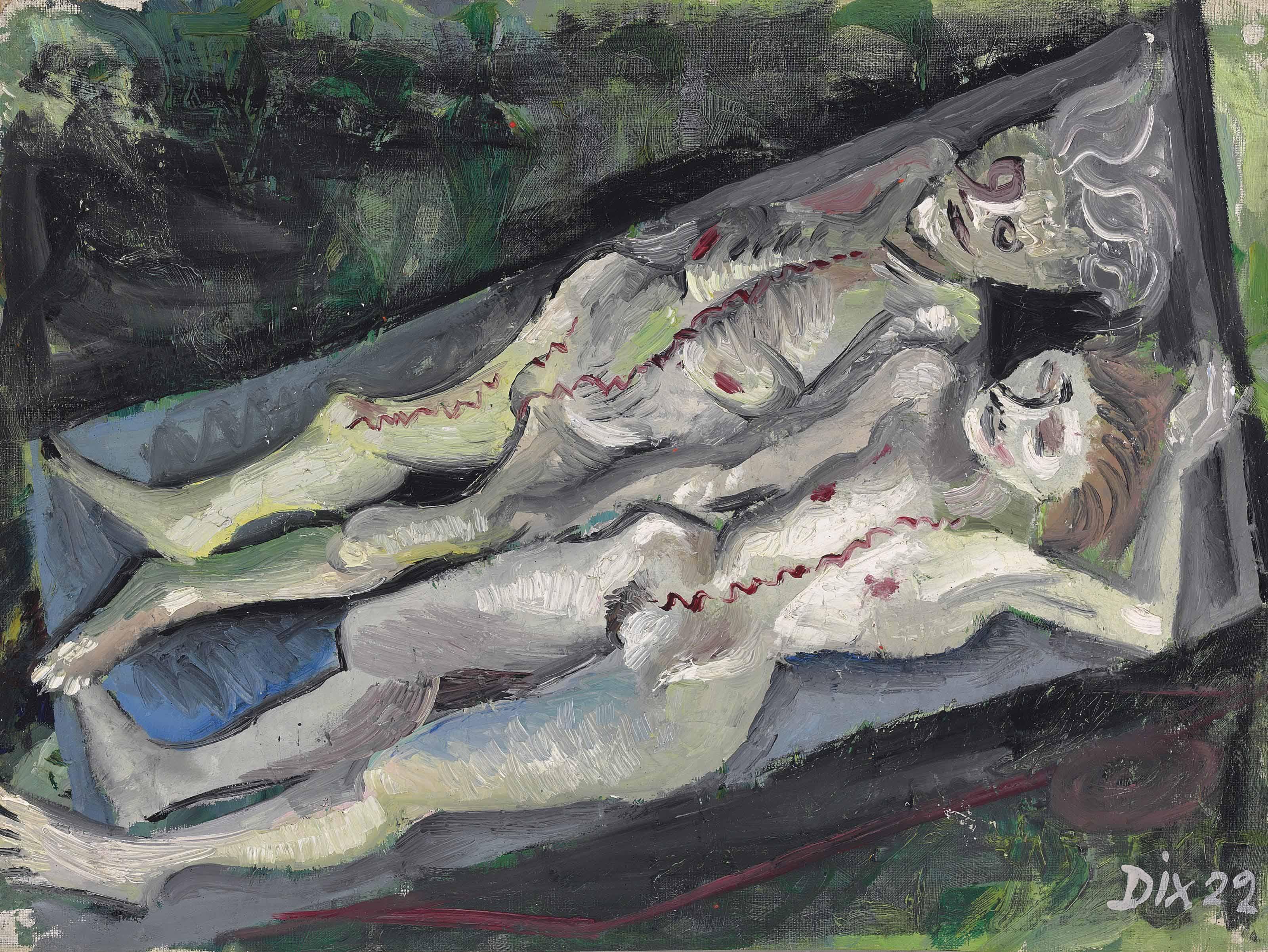 Otto Dix - Weibliche Leichen (Anatomie Dresden-Friedrichstadt)