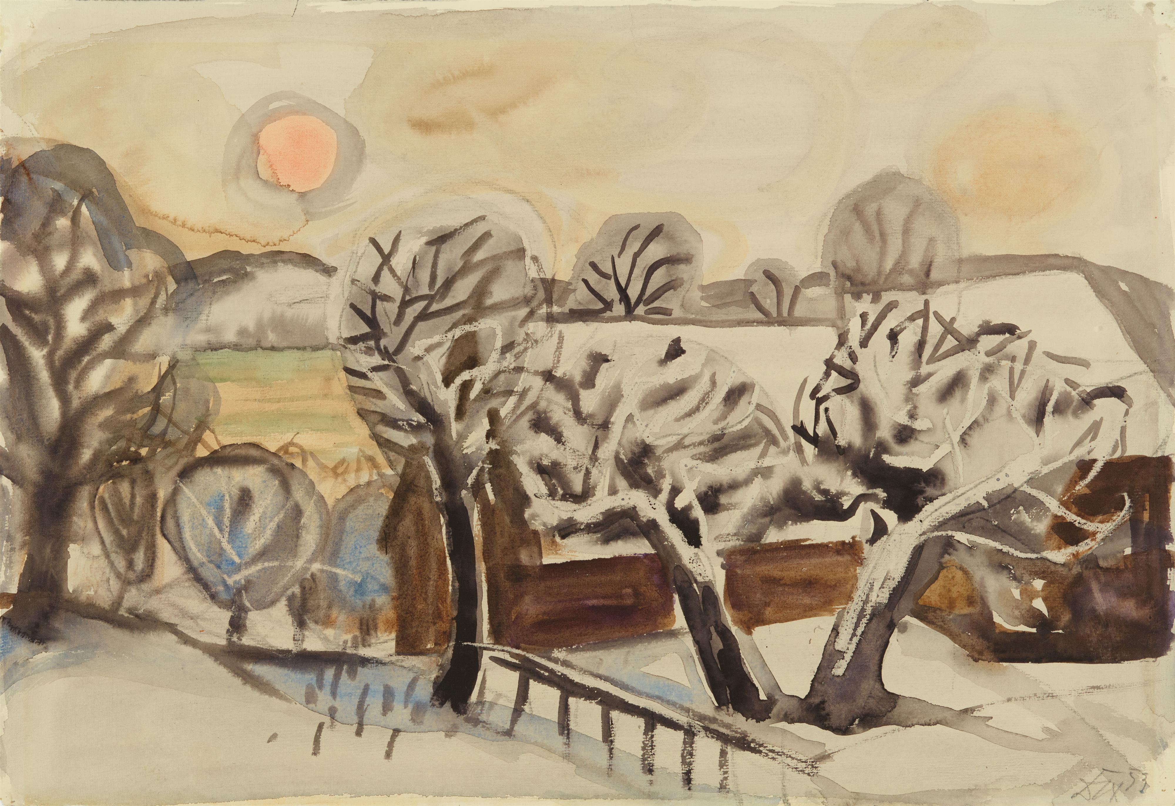 Otto Dix - Winter auf der Höri